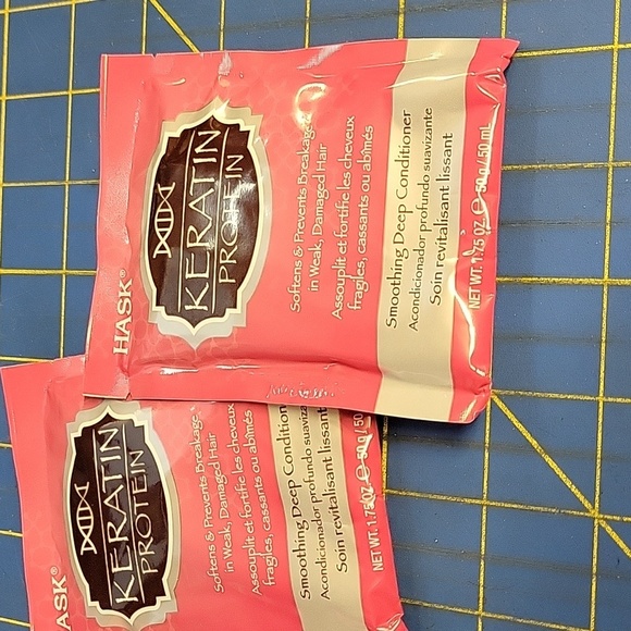 Hask Keratin Protein Hair Nourishing Deep Conditioner 50g Lot 2 New Packs - Picture 1 of 2